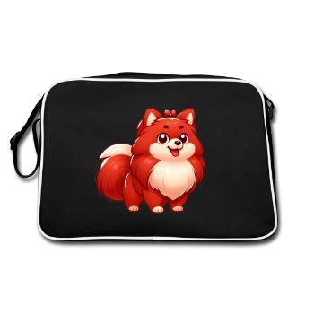 Spitz - Retro Bag - black/white - Back