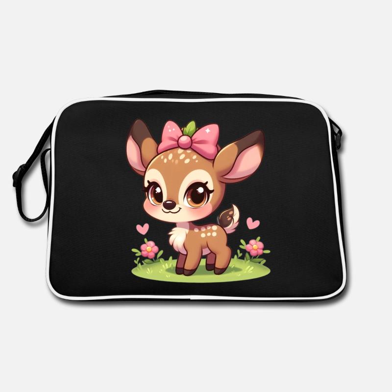 Petit Faon mignon 3 Sac Retro