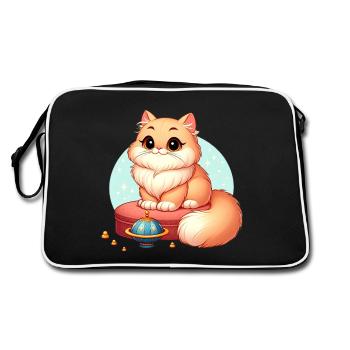persan - Sac Retro - noir/blanc - Dos