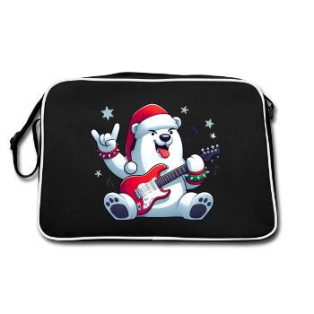 polar bear 6 - Sac Retro - noir/blanc - Dos