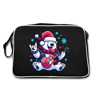 polar bear 5 - Sac Retro - noir/blanc - Dos