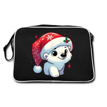 polar bear 14 - Sac Retro - noir/blanc - Dos