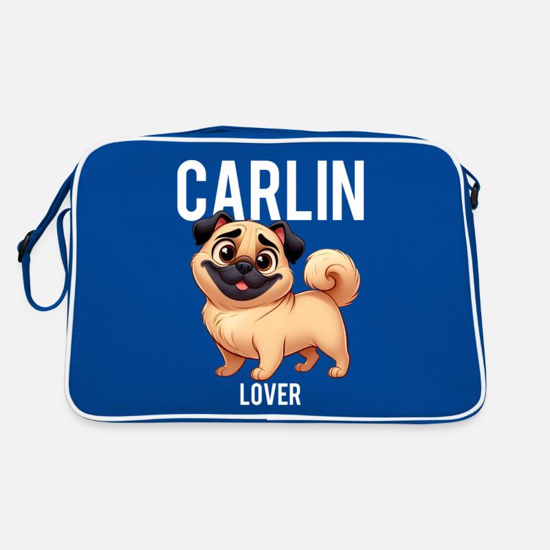 Pug Lover Retro Bag