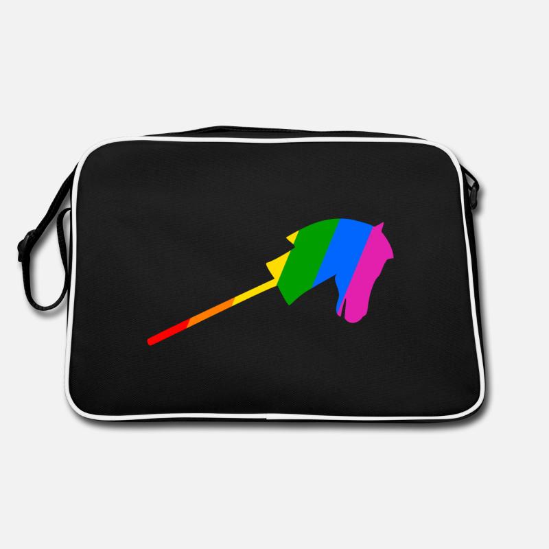 Équitation dans l’arc-en-ciel Sac Retro