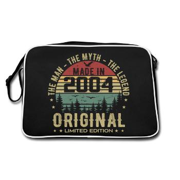 Original 2004 Retro 2004 Birthday Gift 2004 - Retro Bag - black/white - Back