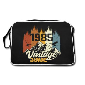 Birthday Legends est né en juin 1985 - Sac Retro - noir/blanc - Dos