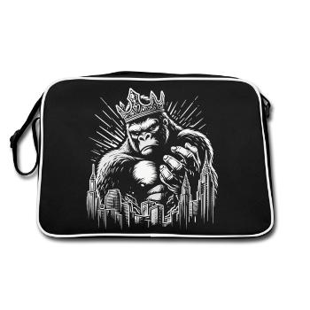 King of the Monkeys - Retro Bag - black/white - Back