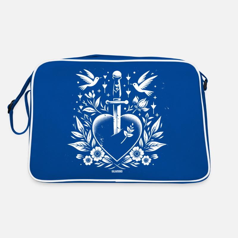 Heart Dagger Retro Bag