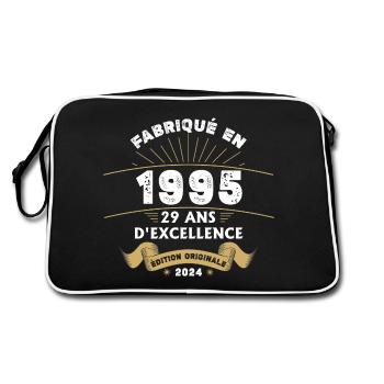 Made in 1995 29 Years of Original Excellence - Retro Bag - black/white - Back