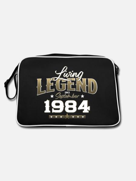 40e anniversaire Légende Septembre 1984 Volume 84 - Sac Retro - noir/blanc - Dos