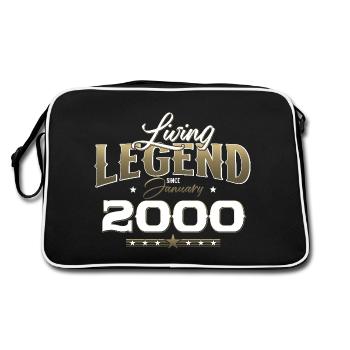 25ème Anniversaire Légendaire depuis Janvier Millésime 2000 - Sac Retro - noir/blanc - Dos