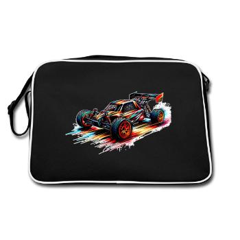 RC Buggy - Color Splash - Retro Bag - black/white - Back