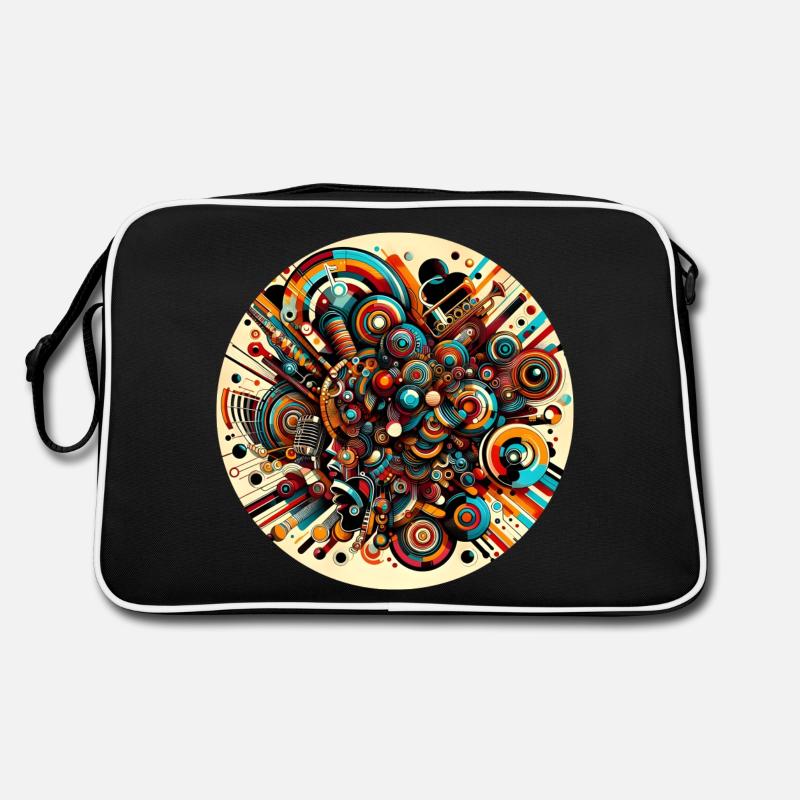 Afro Style Harmonie Chromatique - Sac Retro - noir/blanc