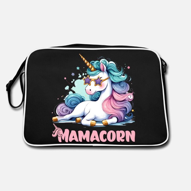 Mamacorn: Magisch & Einzigartig Retro Tasche