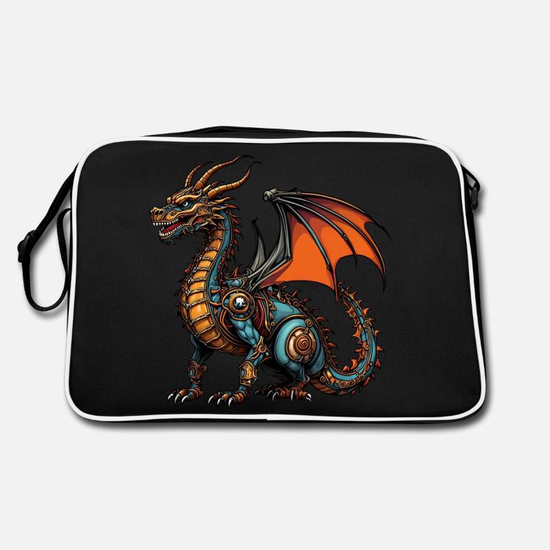 Drache Retro Tasche