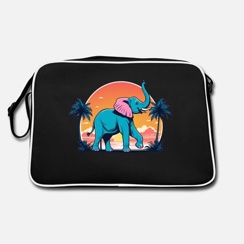 Elefant Retro Tasche