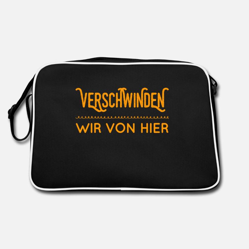 verschwinden wir Retro Tasche