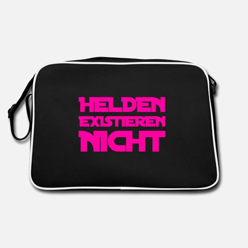 Helden waren gestern Retro Tasche