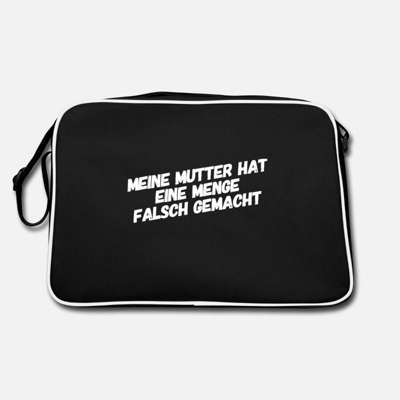 es war nicht alles richtig Retro Tasche