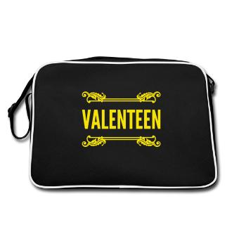 Valentine's Day is fantastic - Retro Bag - black/white - Back
