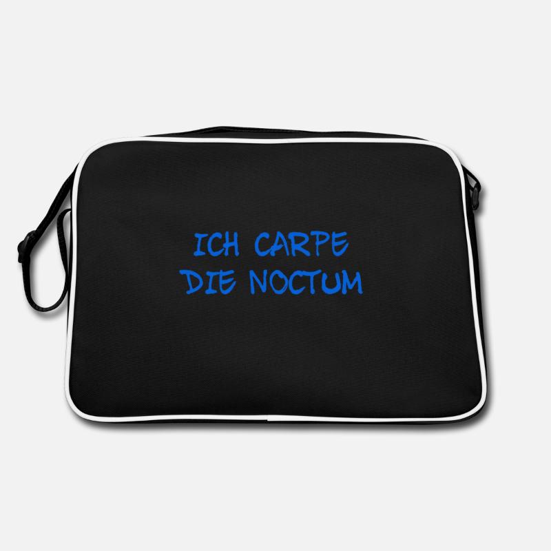 vor dir steht eine Nachteule Retro Tasche
