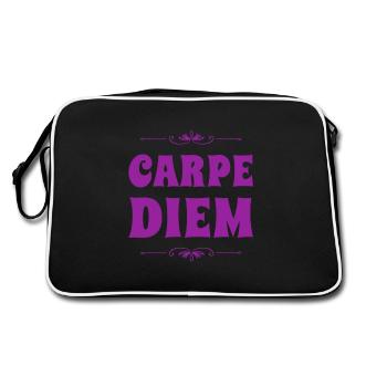 J’aime la journée - Sac Retro - noir/blanc - Dos