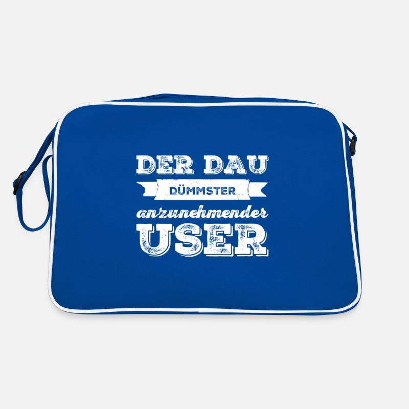 dümmster anzunehmender User Retro Tasche