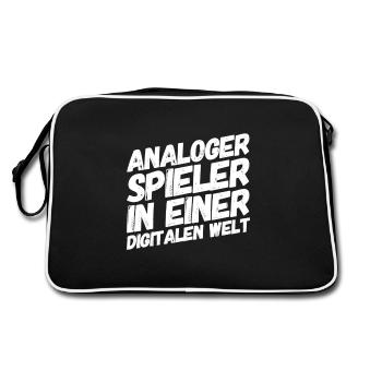 analog player - Retro Bag - black/white - Back