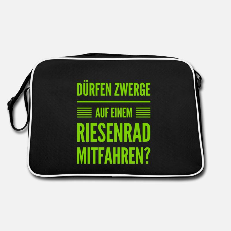 dürfen die mitfahren? Retro Tasche