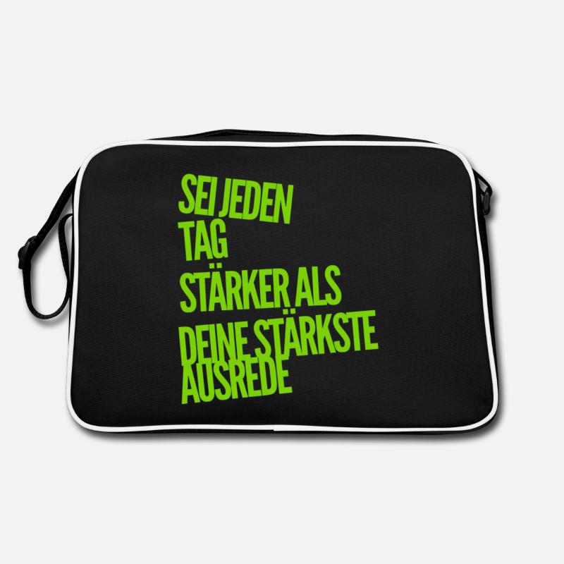 Ausreden waren gestern Retro Tasche