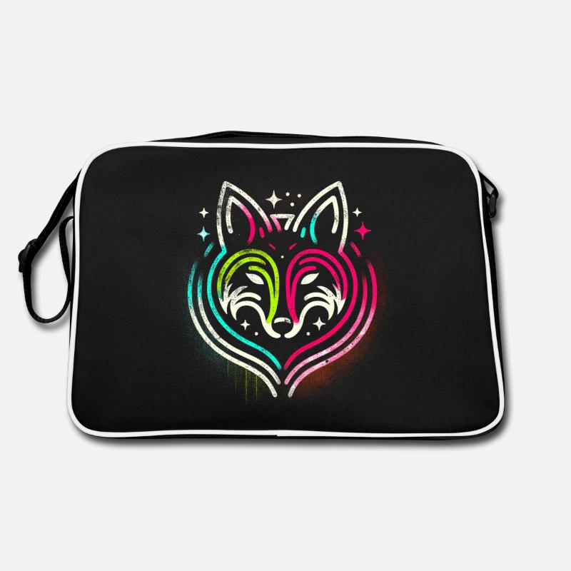 Neon Fox Retro Bag
