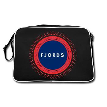 Norwegian Fjords - Retro Bag - black/white - Back