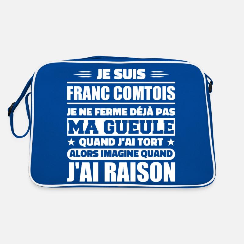 Franc comtois I don't shut my mouth frank comté Retro Bag