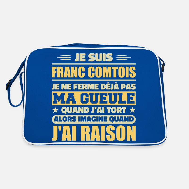 Franc comtois I don't shut my mouth frank comté Retro Bag