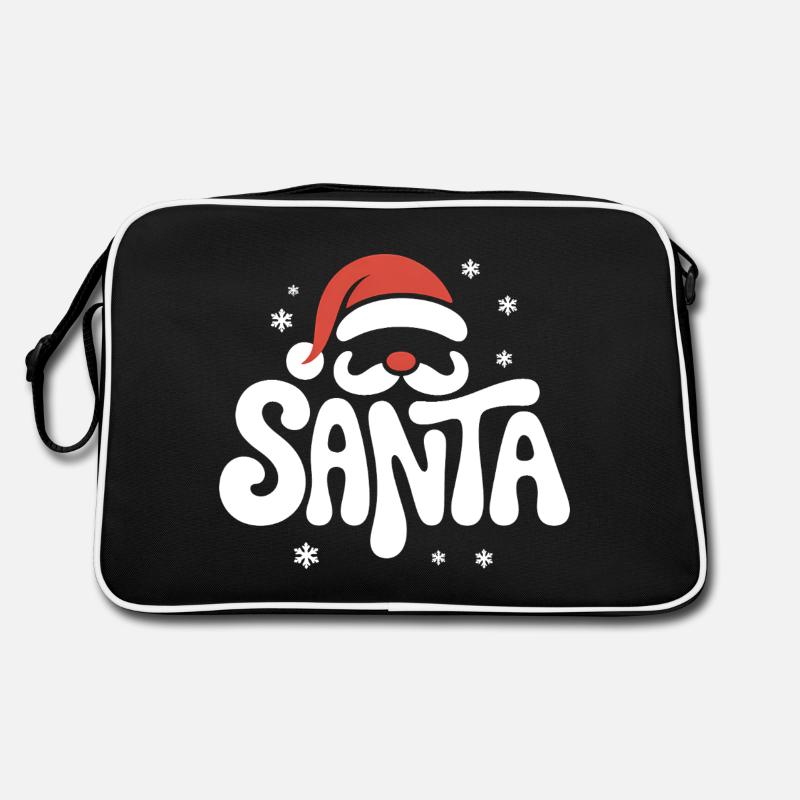 Weihnachtsmann - Cooles Vintage Comic Logo Retro Tasche