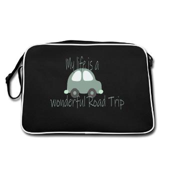 Car & Travel - Retro Bag - black/white - Back