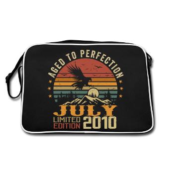 Millésime Juillet 2010 Anniversaire Juillet 2010 - Sac Retro - noir/blanc - Dos