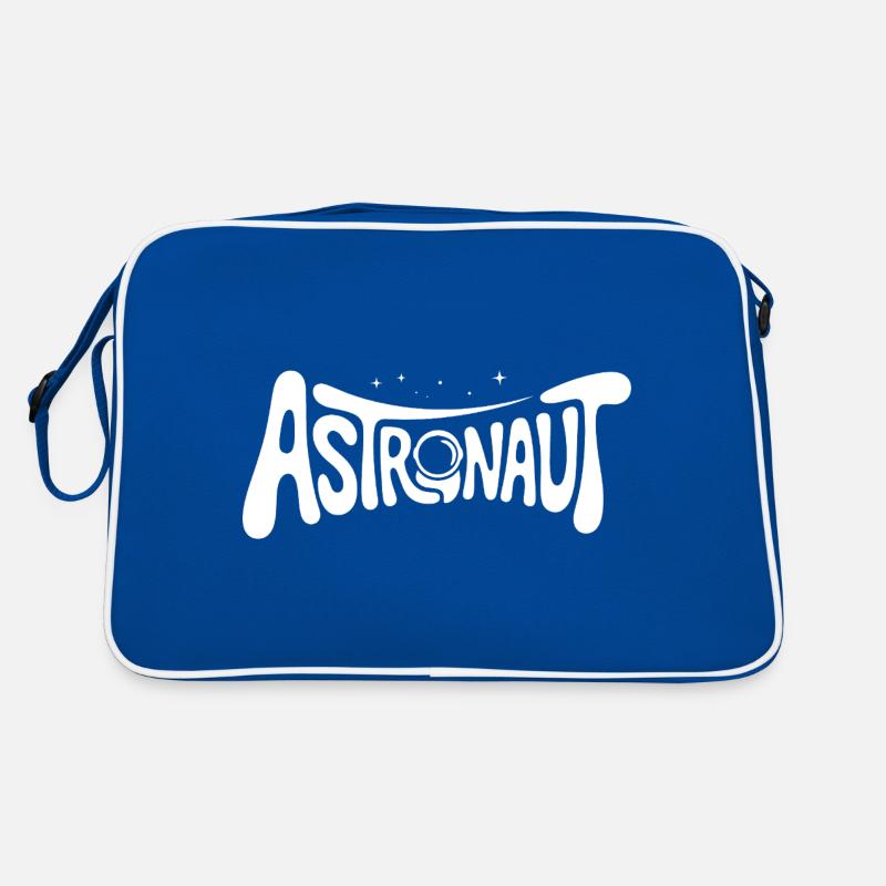 Astronaute - Cool Astonomy Logo Sac Retro