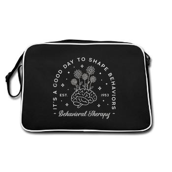 Behavioral therapy therapist - Retro Bag - black/white - Back