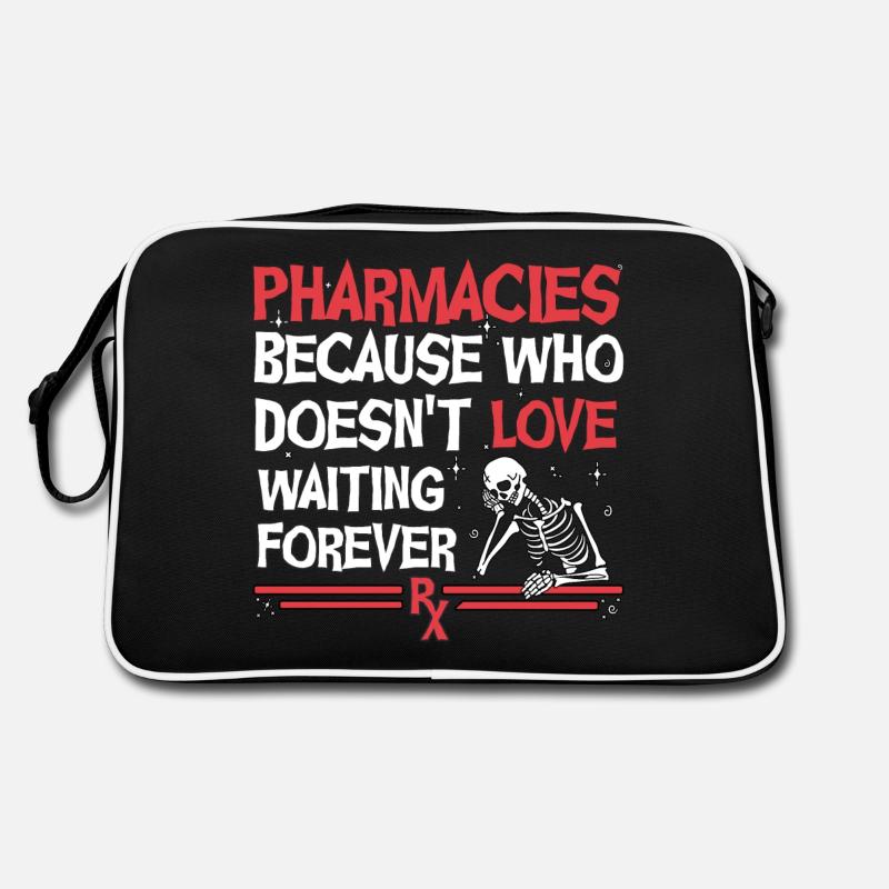 Apotheke Halloween Retro Tasche