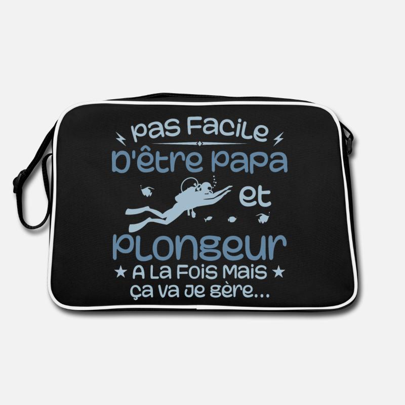 It's not easy to be a dad and a diver at the same time Retro Bag