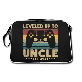 Ascended to Uncle 2025 - Retro Bag - black/white - Back