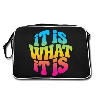 C’est ce que c’est - Sac Retro - noir/blanc - Dos
