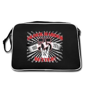 55 ans de Rock ́n ́roll - Sac Retro - noir/blanc - Dos