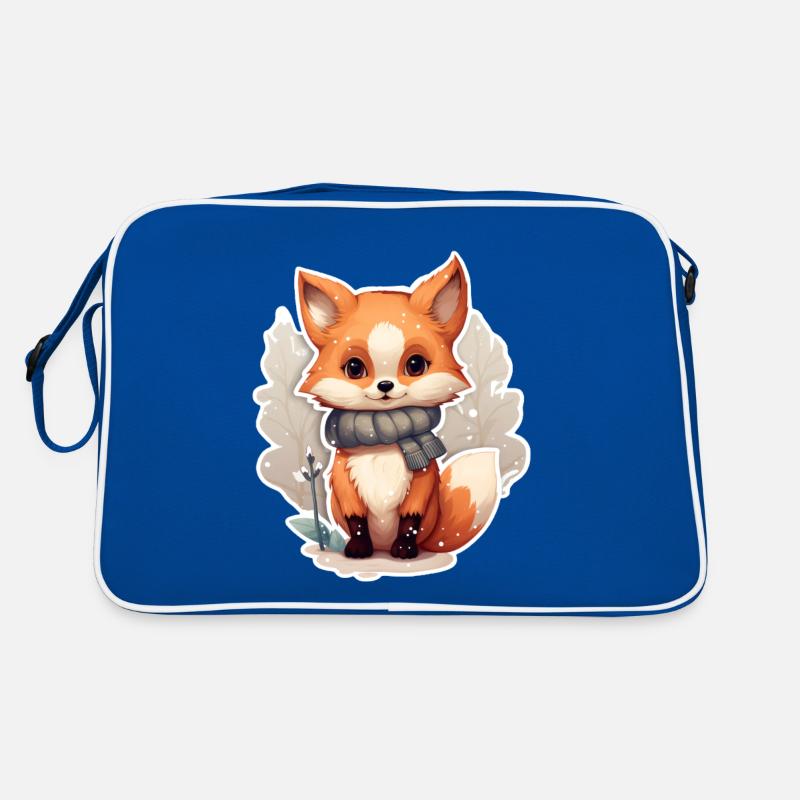 Renard au look d’hiver Sac Retro