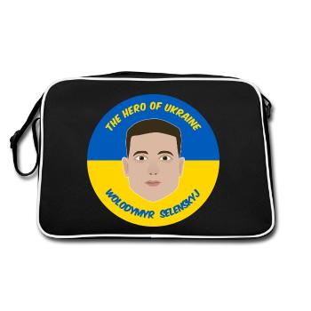 Zelensky Ukraine - Sac Retro - noir/blanc - Dos