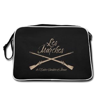 Les Marches de l'Entre-Sambre-et-Meuse - Sac Retro - noir/blanc - Dos