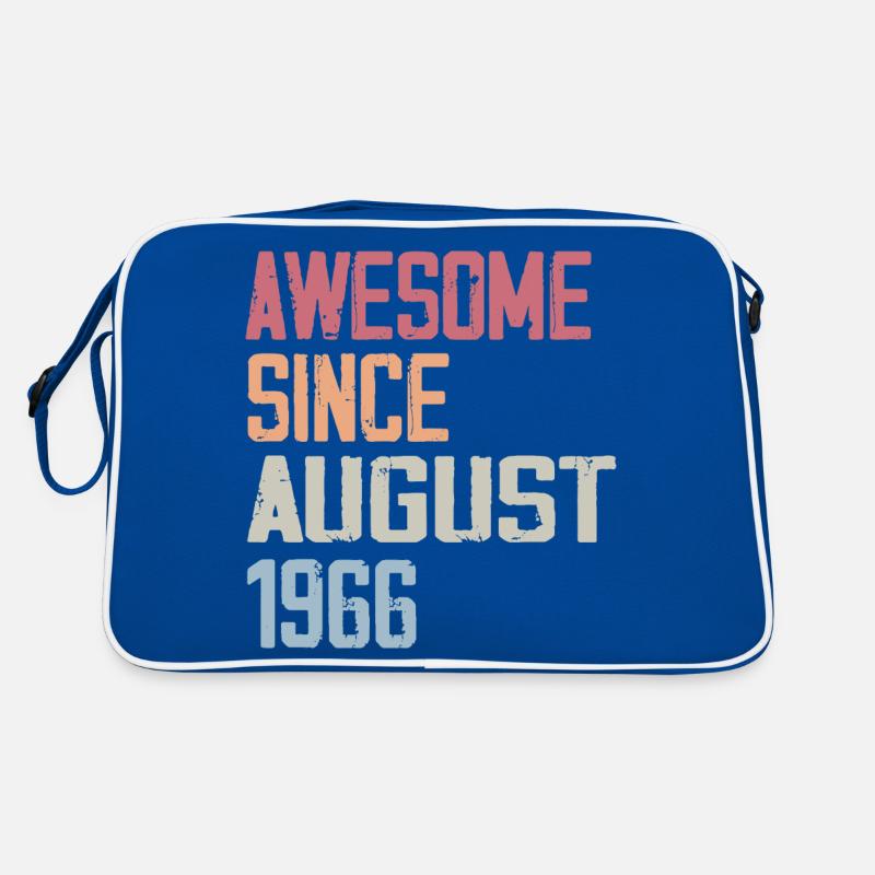 1966 August - August 1966 Geburtstagsgeschenk Retro Tasche