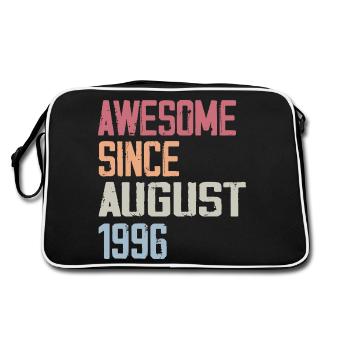 1996 August - Birthday Gift August 1996 August - Retro Bag - black/white - Back