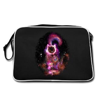 Le trou noir connu sous le nom de votre chat - Sac Retro - noir/blanc - Dos